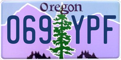 OR license plate 069YPF