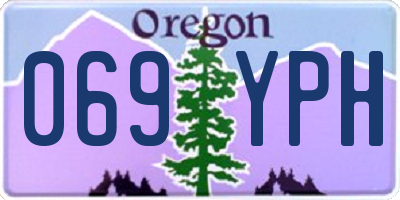 OR license plate 069YPH