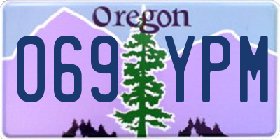 OR license plate 069YPM