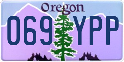 OR license plate 069YPP