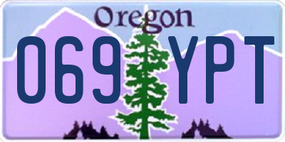 OR license plate 069YPT