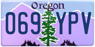 OR license plate 069YPV