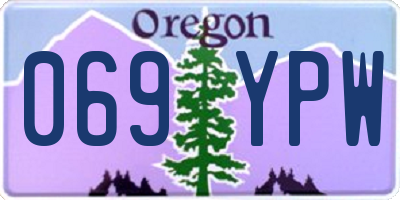 OR license plate 069YPW