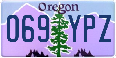 OR license plate 069YPZ