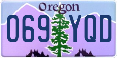 OR license plate 069YQD