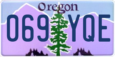 OR license plate 069YQE