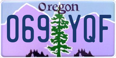 OR license plate 069YQF