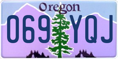 OR license plate 069YQJ