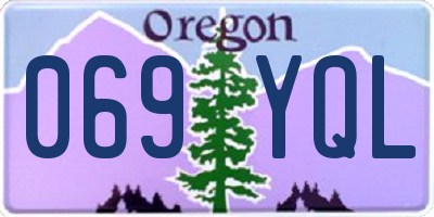 OR license plate 069YQL