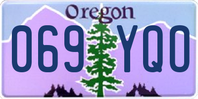OR license plate 069YQO