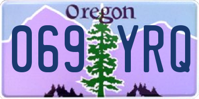 OR license plate 069YRQ