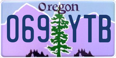 OR license plate 069YTB
