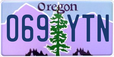 OR license plate 069YTN