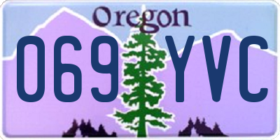OR license plate 069YVC