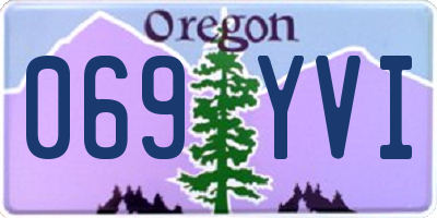 OR license plate 069YVI