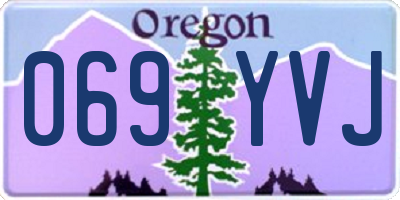 OR license plate 069YVJ
