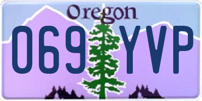 OR license plate 069YVP