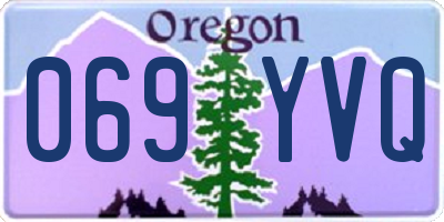 OR license plate 069YVQ