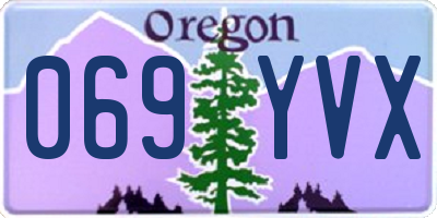 OR license plate 069YVX
