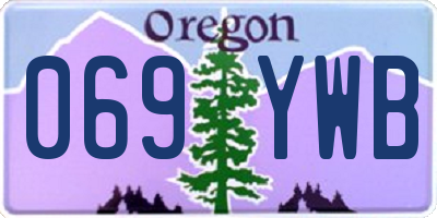 OR license plate 069YWB