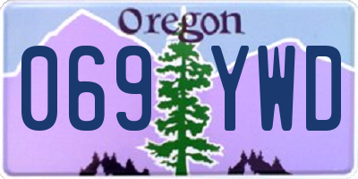 OR license plate 069YWD