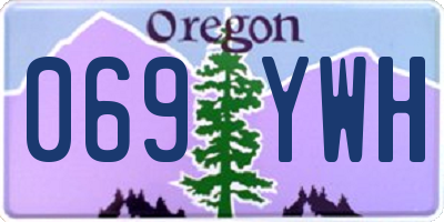 OR license plate 069YWH