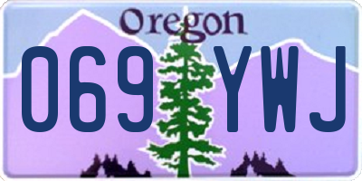 OR license plate 069YWJ