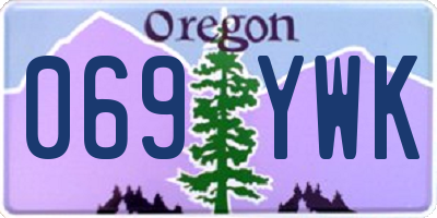 OR license plate 069YWK