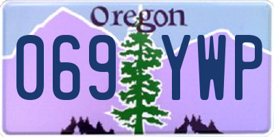 OR license plate 069YWP