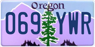 OR license plate 069YWR