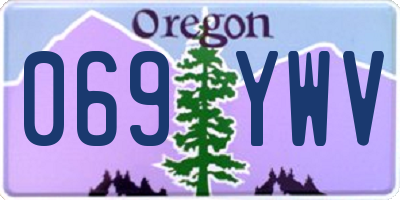 OR license plate 069YWV