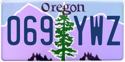 OR license plate 069YWZ