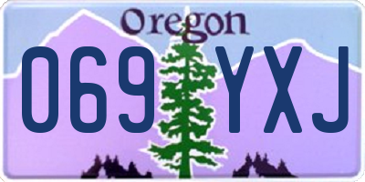 OR license plate 069YXJ
