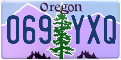 OR license plate 069YXQ