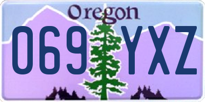 OR license plate 069YXZ