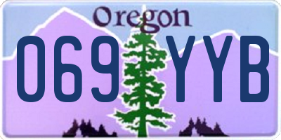 OR license plate 069YYB