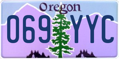 OR license plate 069YYC
