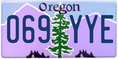 OR license plate 069YYE