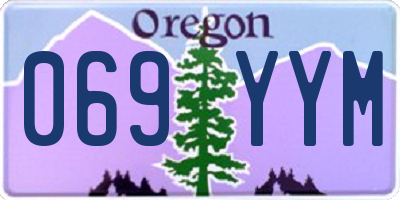OR license plate 069YYM