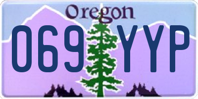 OR license plate 069YYP