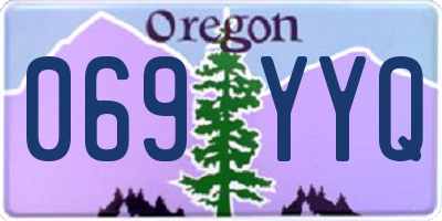 OR license plate 069YYQ