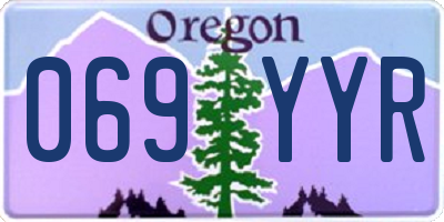 OR license plate 069YYR