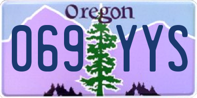 OR license plate 069YYS