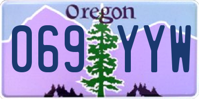 OR license plate 069YYW