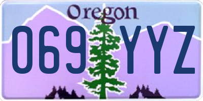 OR license plate 069YYZ