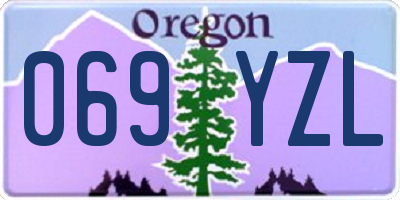 OR license plate 069YZL