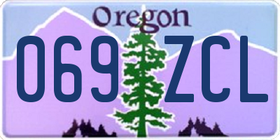 OR license plate 069ZCL