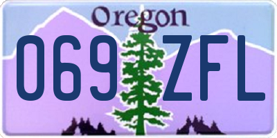 OR license plate 069ZFL