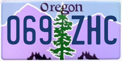 OR license plate 069ZHC