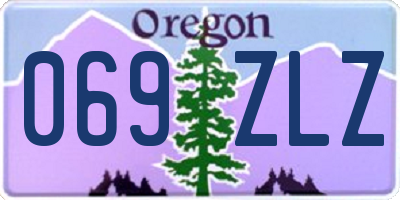 OR license plate 069ZLZ